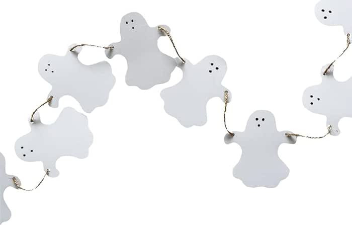 Ghost Banner for Halloween Party - Hanging Garland Decor for Mantel - Indoor Kids Birthday Decora... | Amazon (US)