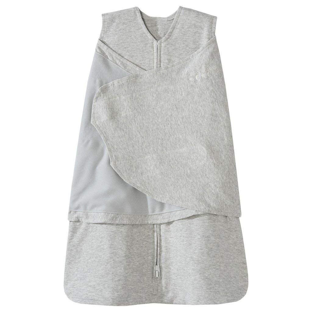 HALO 100% Cotton Sleepsack Swaddle, 3-Way Adjustable Wearable Blanket, TOG 1.5, Heather Gray, Newborn, 0-3 Months | Amazon (US)