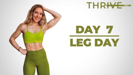 Leg day drop sets workout at home 

#LTKfindsunder100 #LTKfitness