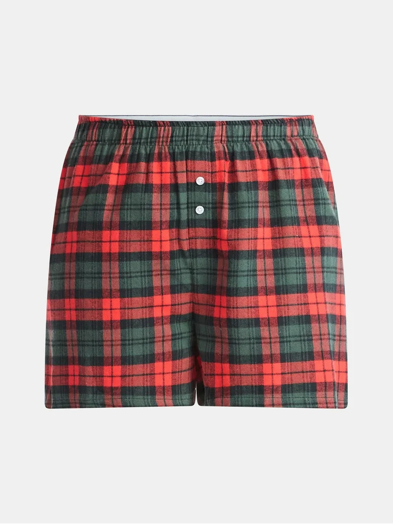 No Boundaries Sleepwear Cotton Boxer Shorts, 3'' Inseam, Women’s - Walmart.com | Walmart (US)