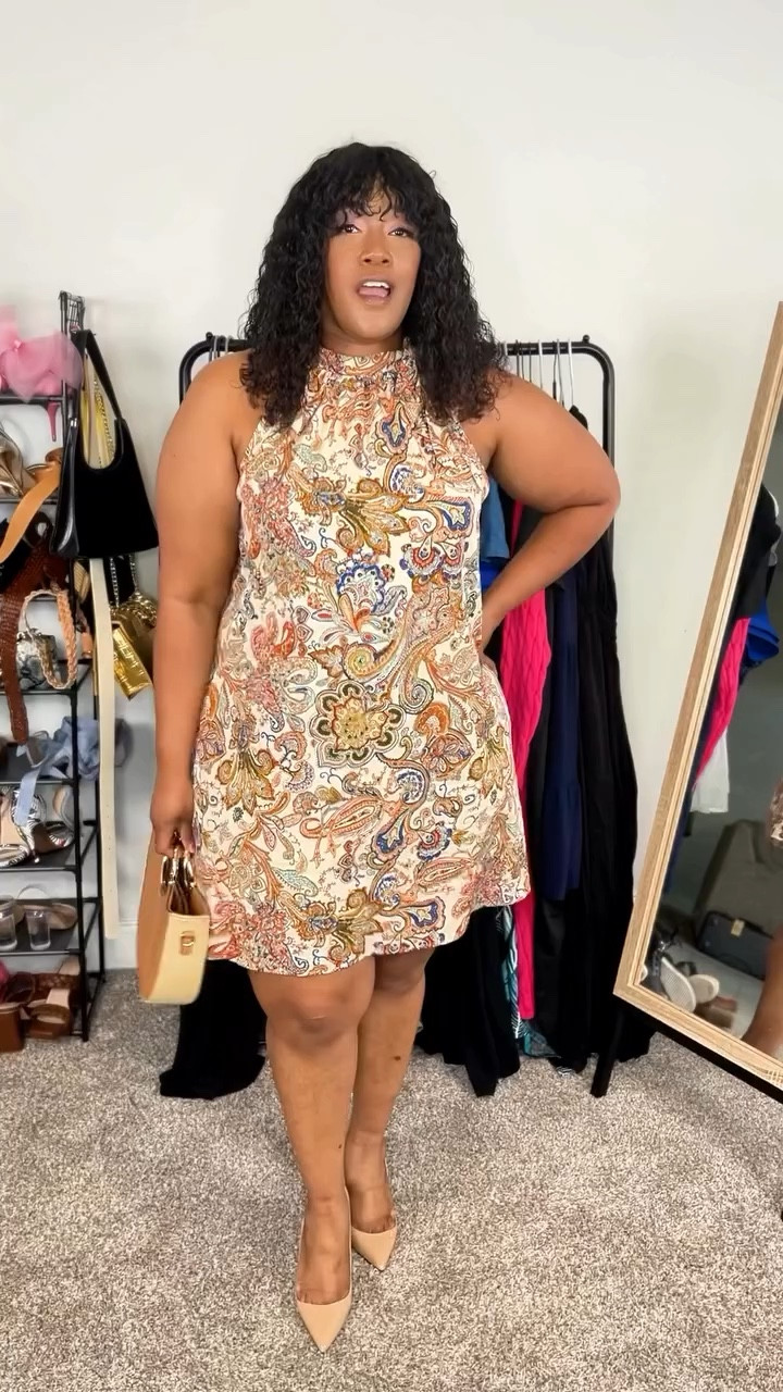 A beautiful paisley summer dress. Check out my Amazon storefront or go here https://amzn.to/3KDhJKu or comment “Link” #plussizefashion #plussizedresses #amazonfinds