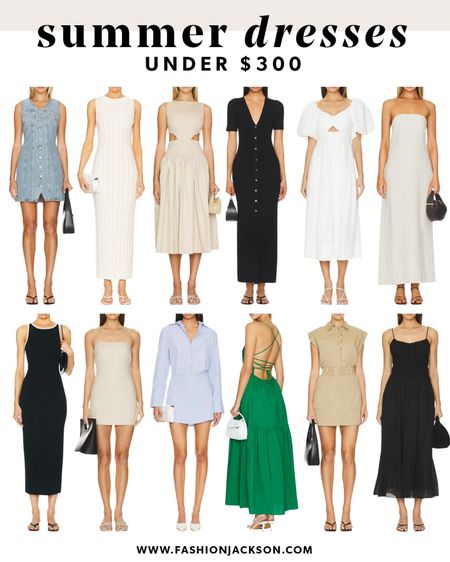 Summer dresses under $300. #summerfashion #summeroutfit #summerdress #sundress #whitedress #blackdress #revolve #fashionjackson

#LTKSeasonal #LTKFindsUnder100 #LTKStyleTip