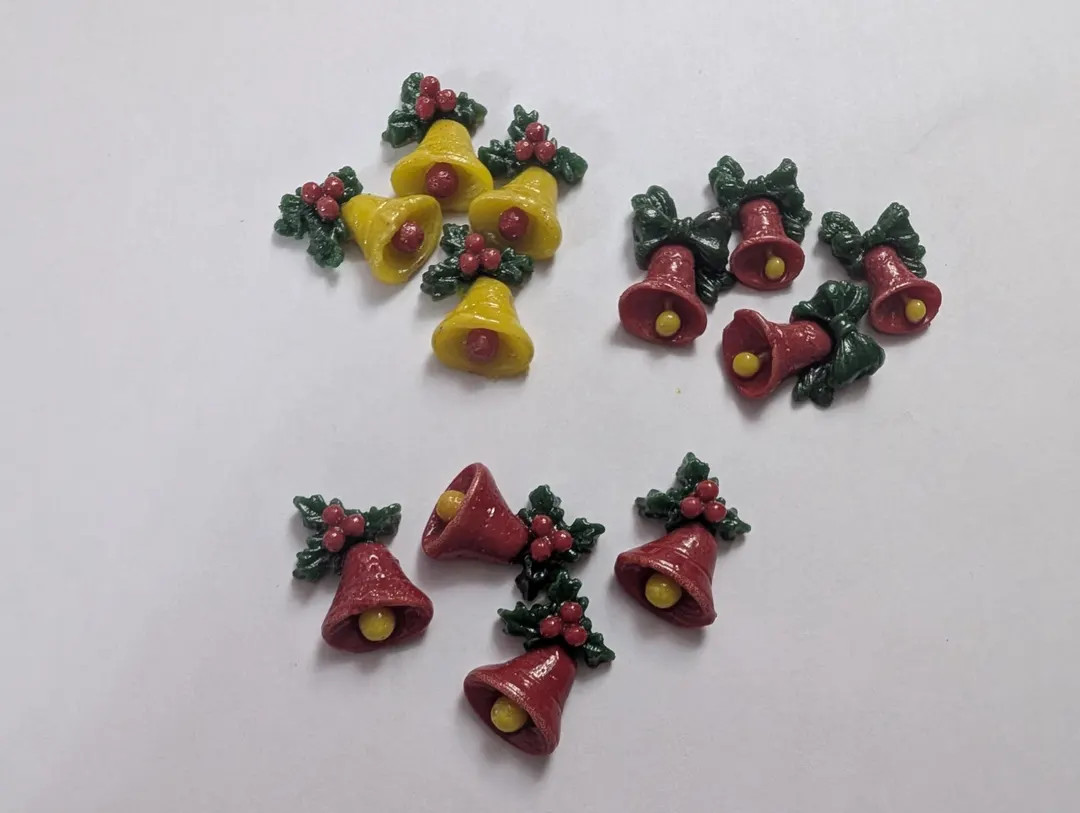 96 Coe Fused Glass Christmas Bells, Fusing, Mosaic, Embellishments - Etsy | Etsy (US)