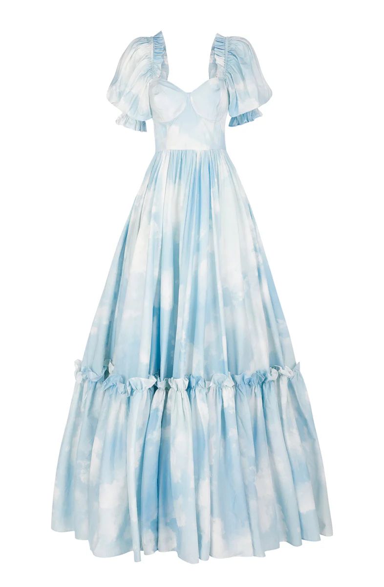 Head in the Clouds Cotton Ritz Gown | Selkie Collection