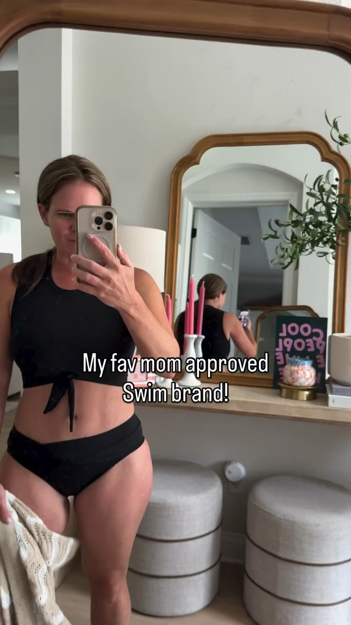 When it comes to “mom approved” swimsuits I’m so surprised more people aren’t putting this one on the list! 

I love @robinpiccone swimwear! I’ve had this one for two years and it’s my go-to! Great coverage without compromising style. So many styles and colors! 

Also, this swim cover up from @cupshe is so good! 🙌