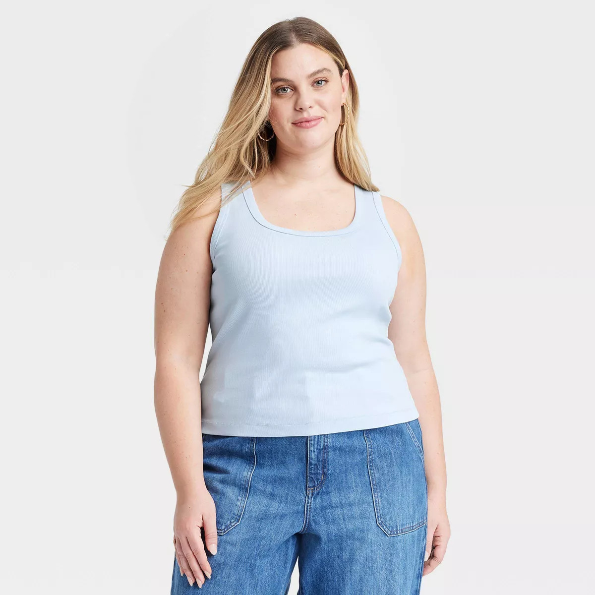 Women's Slim Fit Shrunken Rib Tank Top - Universal Thread™ | Target