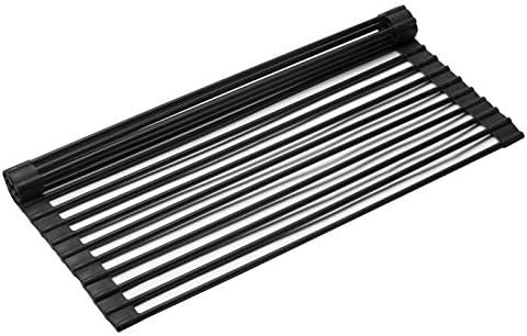 Over The Sink Silicone Wrapped Roll Up Dish Drying Rack | Amazon (US)
