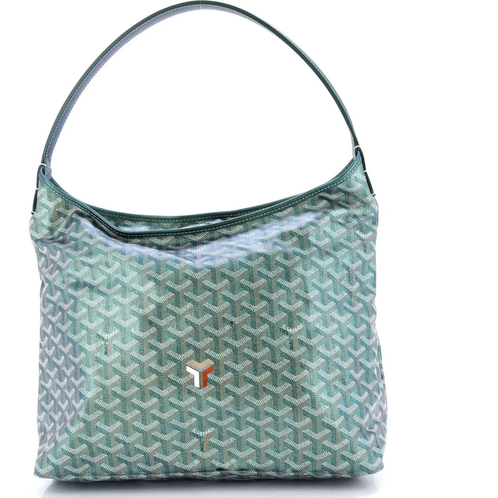 Pre-Owned Goyard Boheme Hobo Iridescent Coated Canvas in Green at Nordstrom, Size Medium | Nordstrom