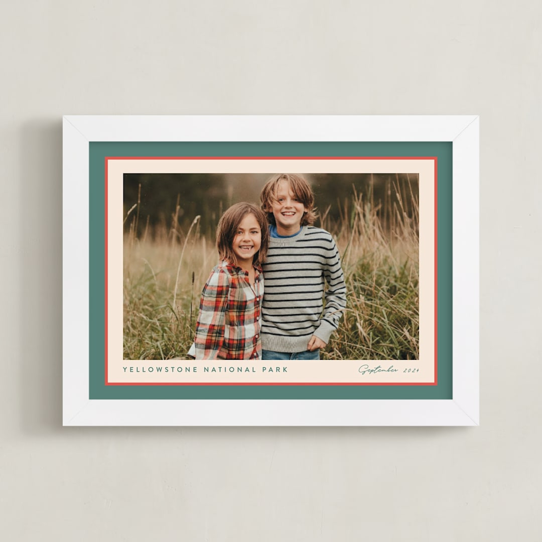 Ribbon Frame: Landscape Framed Photo | Minted