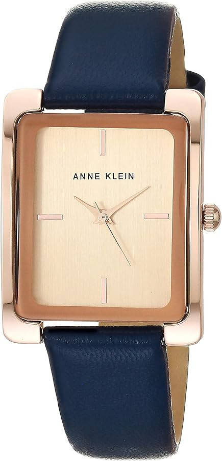 Anne Klein Women's Leather Strap Watch | Amazon (US)