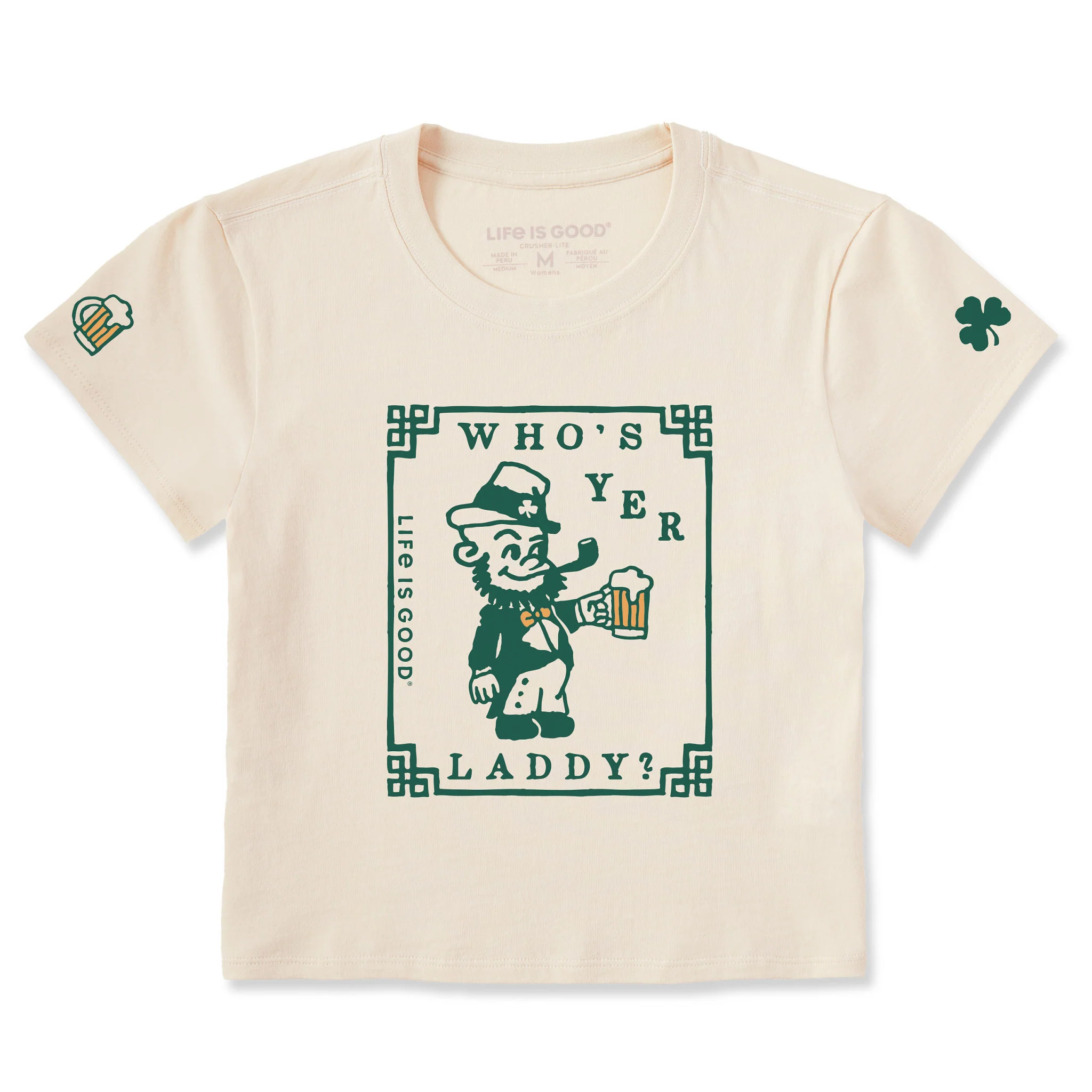 Women's Who's Yer Laddy Crusher-LITE Shrunken Tee | Shop Life is Good | Life is Good