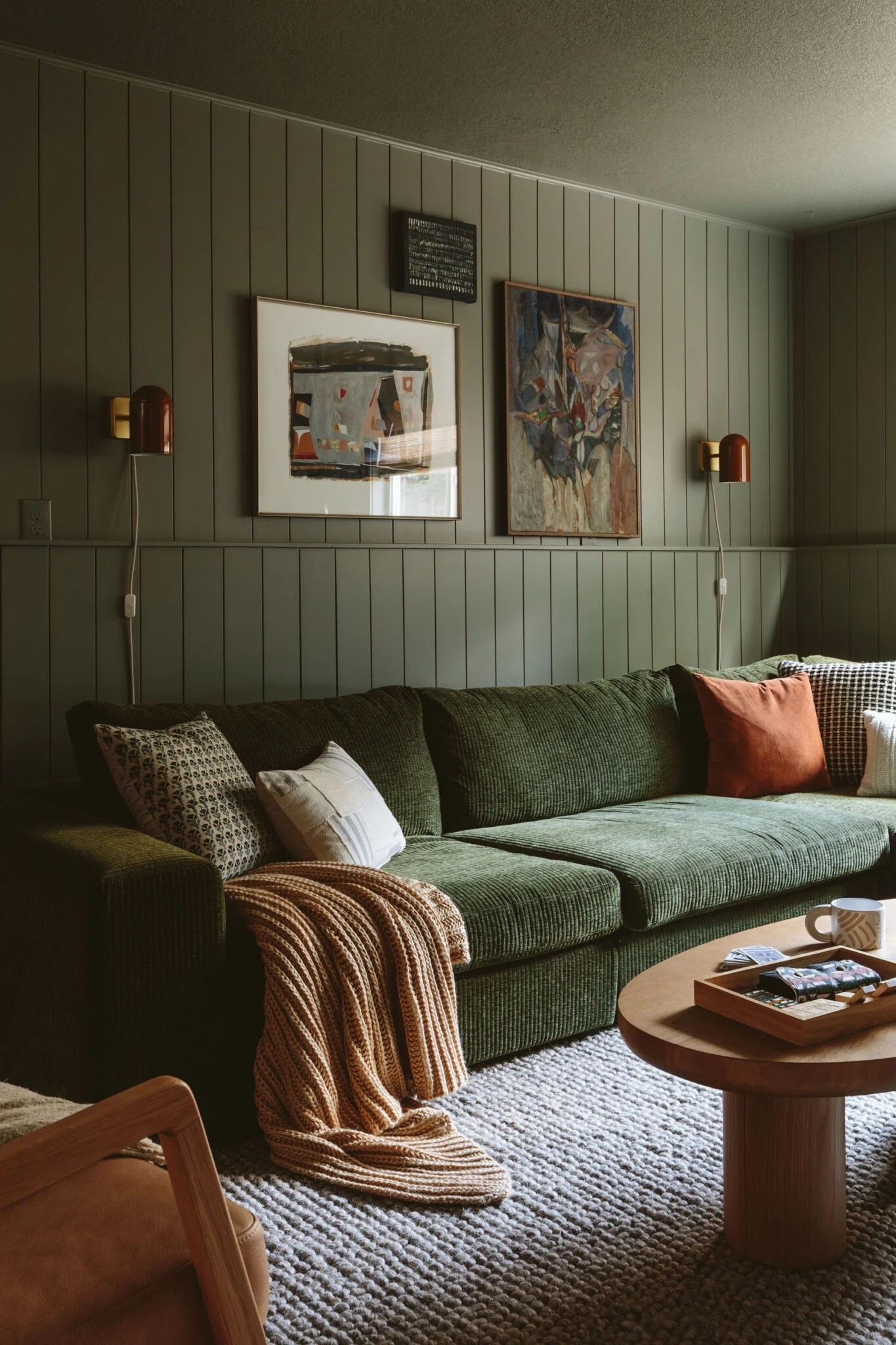 I convinced my friend to go dark and moody in her basement and I’m sure glad I did :) so cozy in here 

#LTKHome