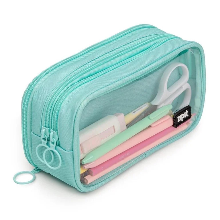 ZIPIT Half & Half Pencil Case for Adults and Teens, Large Capacity Pouch, Sturdy Pen Organizer (M... | Walmart (US)