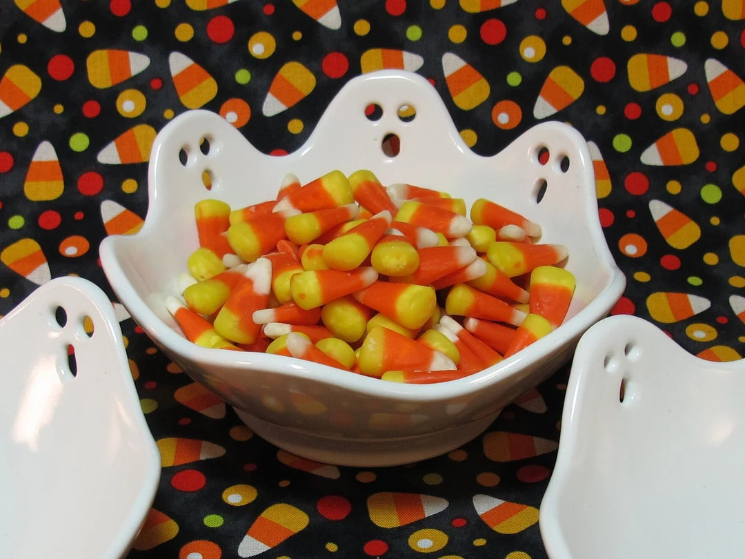 Halloween Candy Dish Ghost Bowl Fall Holiday Party Serving Bowls - 5”-5.5" Wide - Etsy | Etsy (US)