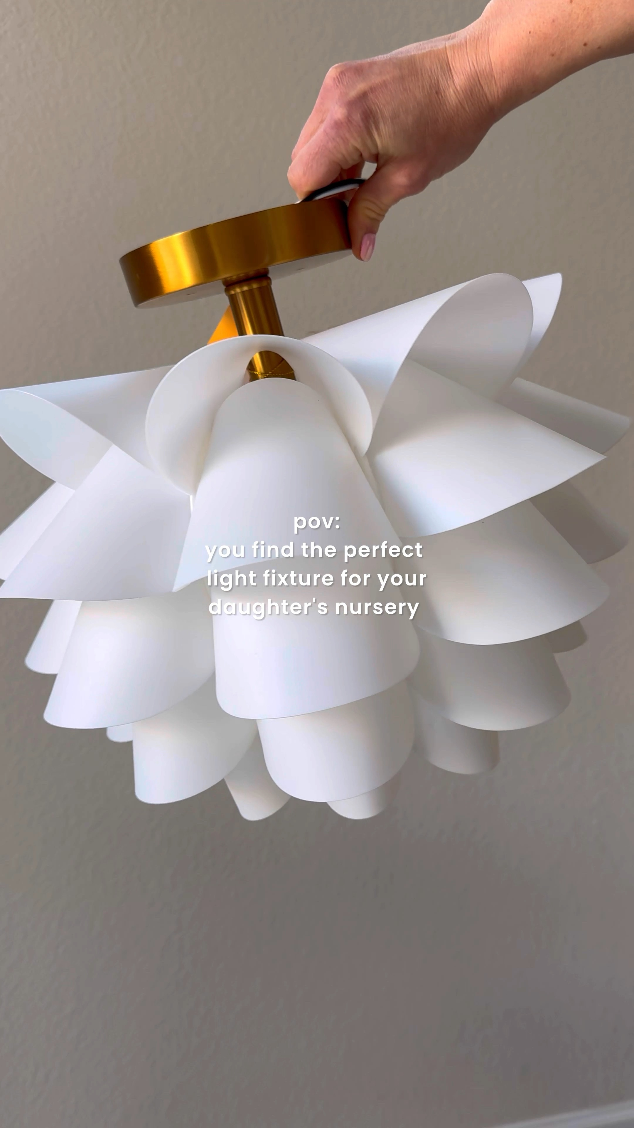 Nursery light fixture for girls bedroom

#LTKHome #LTKKids #LTKBaby