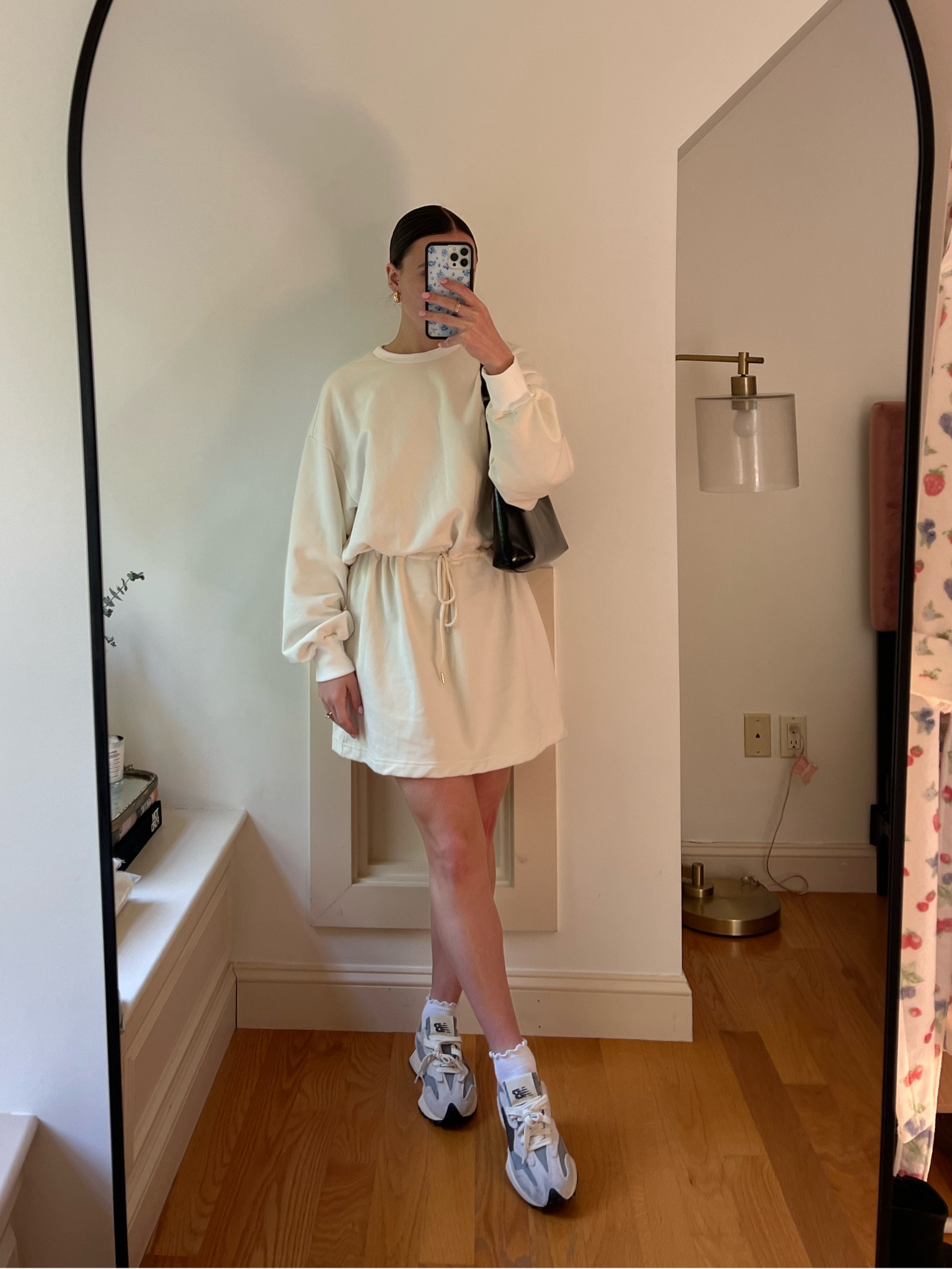 Spring dress. Everyday style. Everyday dress. New balance sneakers  

#LTKshoecrush #LTKSeasonal #LTKitbag