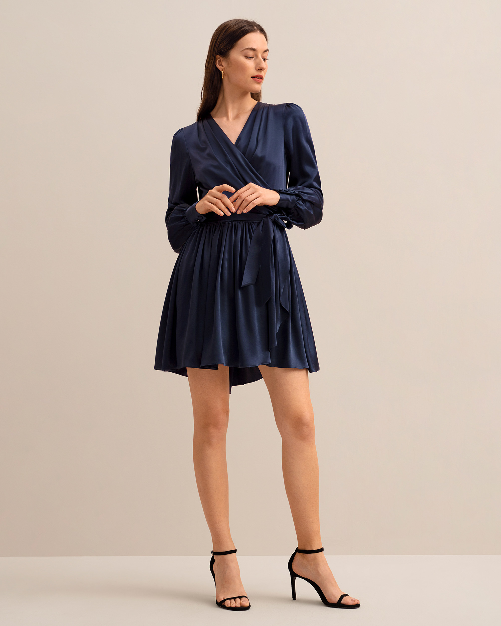 Linaria Wrap Dress | LilySilk