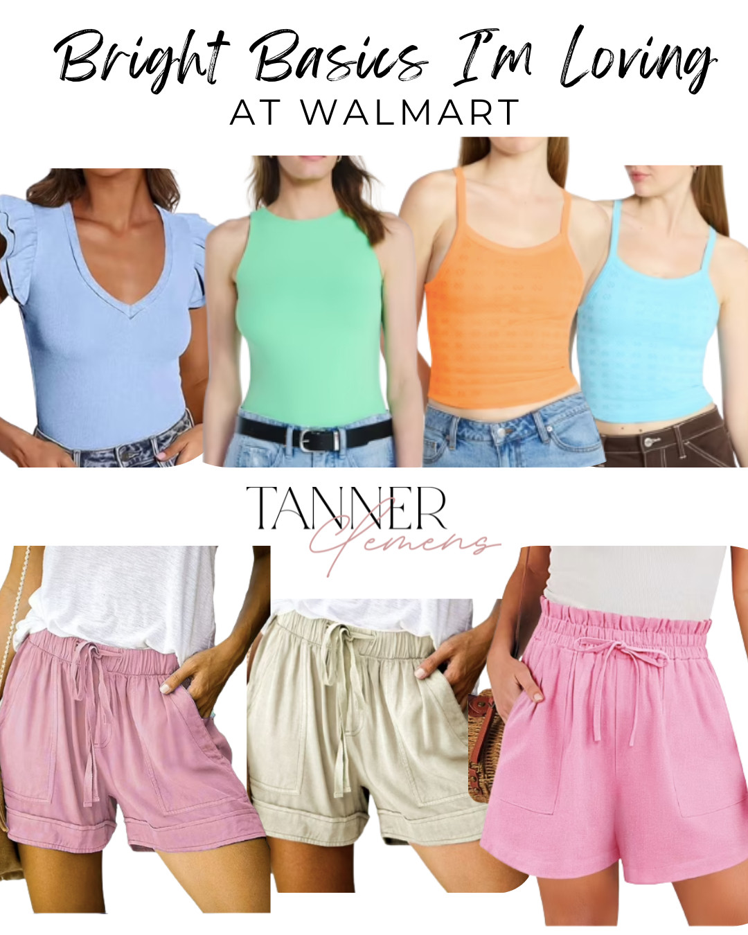 Okayyy #Walmart...I see you! I stocked up on all of these bright basics as staples for my spring and summer wardrobe. You cannot beat the prices and these are SO cute.  

 #LTKgrwm #LTKootd #LTKmomlife