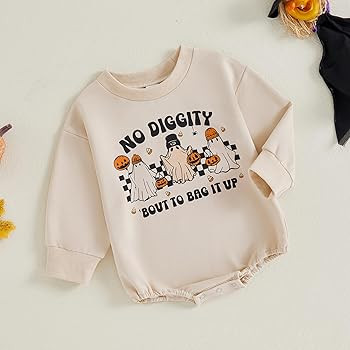 BemeyourBBs Newborn Baby Boy Girl Fall Winter Clothes Long Sleeve Bubble Sweatshirt Romper Cute I... | Amazon (US)