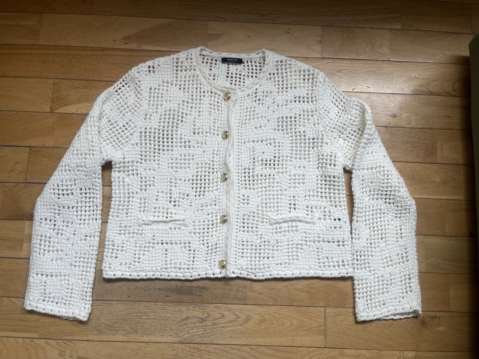 massimo dutti crochet Cardigan Size S Uk10 | eBay US
