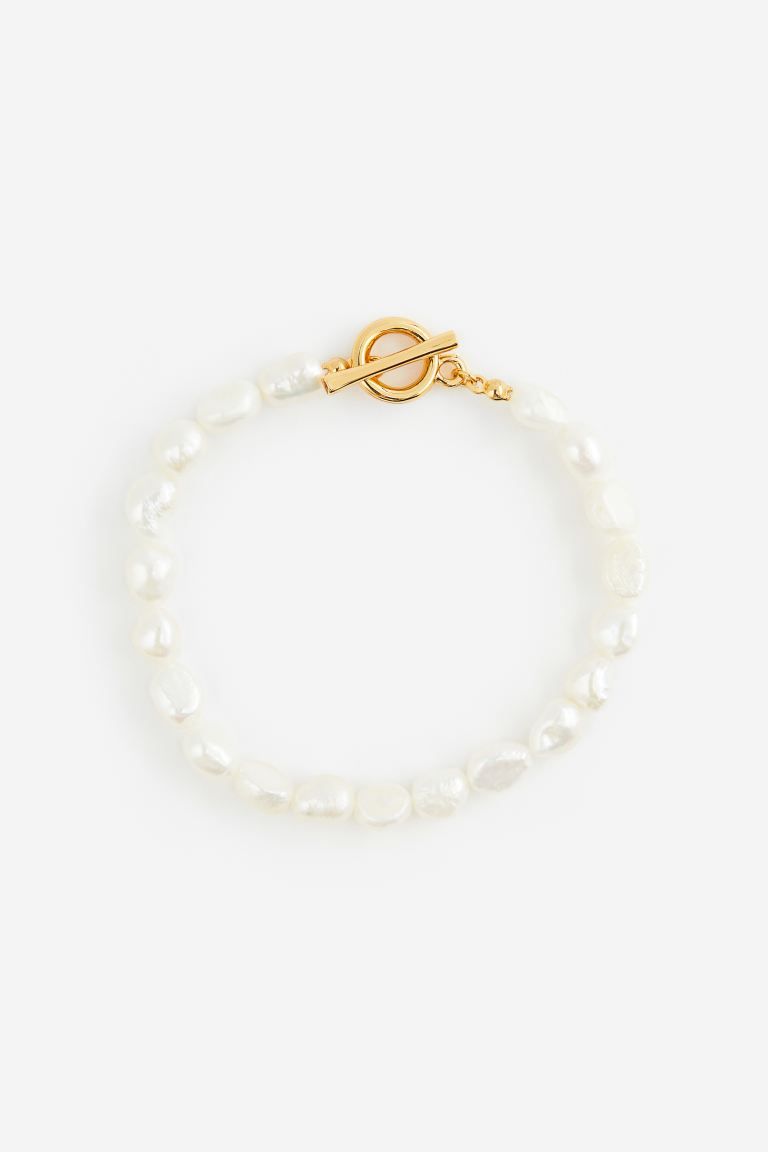 Gold-plated Pearl Bracelet | H&M (US + CA)