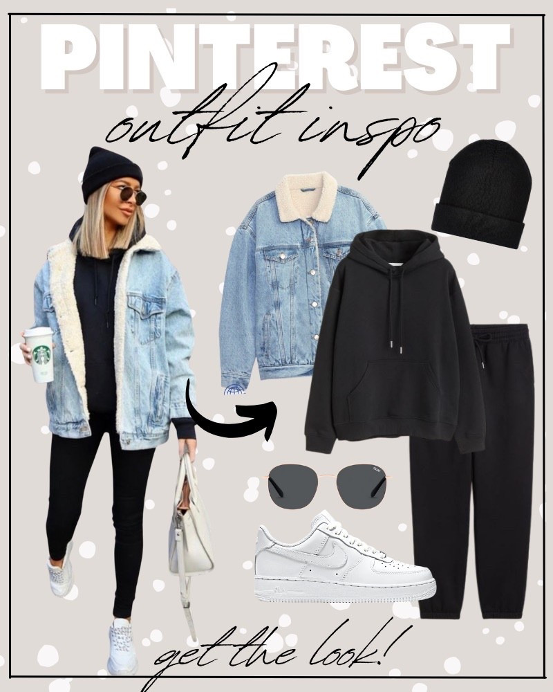 Fall outfits winter outfit black hoodie pullover sweatshirt oversized Sherpa collar faux shearling denim jacket trucker jacket light wash jean jackets black joggers white Nike Air Force 1s af1s sneakers black beanie neutral outfits Hailey Bieber looks street style casual outfit || Nordstrom asos h&m cotton on madewell target Amazon shein dsw #outfit #fall #winter #h&m #abercrombie #inspo #ootd #ltkfall . . . teacher outfits, business casual, casual outfits, neutrals, street style, Midi skirt, Maxi Dress, Swimsuit, Bikini, Travel, skinny Jeans, Puffer Jackets, Concert Outfits, Cocktail Dresses, Sweater dress, Sweaters, cardigans Fleece Pullovers, hoodies, button-downs, Oversized Sweatshirts, Jeans, High Waisted Leggings, dresses, joggers, fall Fashion, winter fashion, leather jacket, Sherpa jackets, Deals, shacket, Plaid Shirt Jackets, apple watch bands, lounge set, Date Night Outfits, Vacation outfits, Mom jeans, shorts, sunglasses, Disney outfits, Romper, jumpsuit, Airport outfits, biker shorts, Weekender bag, plus size fashion, Stanley cup tumbler, boots booties tall over the knee, ankle boots, Chelsea boots, combat boots, pointed toe, chunky sole, heel, high heels, sneakers, slip on shoes, Nike, adidas, vans, dr. marten’s, ugg slippers, golden goose, sandals, high heels, loafers, Birkenstock Birkenstocks, Target, Abercrombie and fitch, Amazon, Shein, Nordstrom, H&M, forever 21, forever21, Walmart, asos, Nordstrom rack, Nike, adidas, Vans, Quay, Tarte, Sephora, lululemon


#LTKootd #LTKSaleAlert #LTKSeasonal