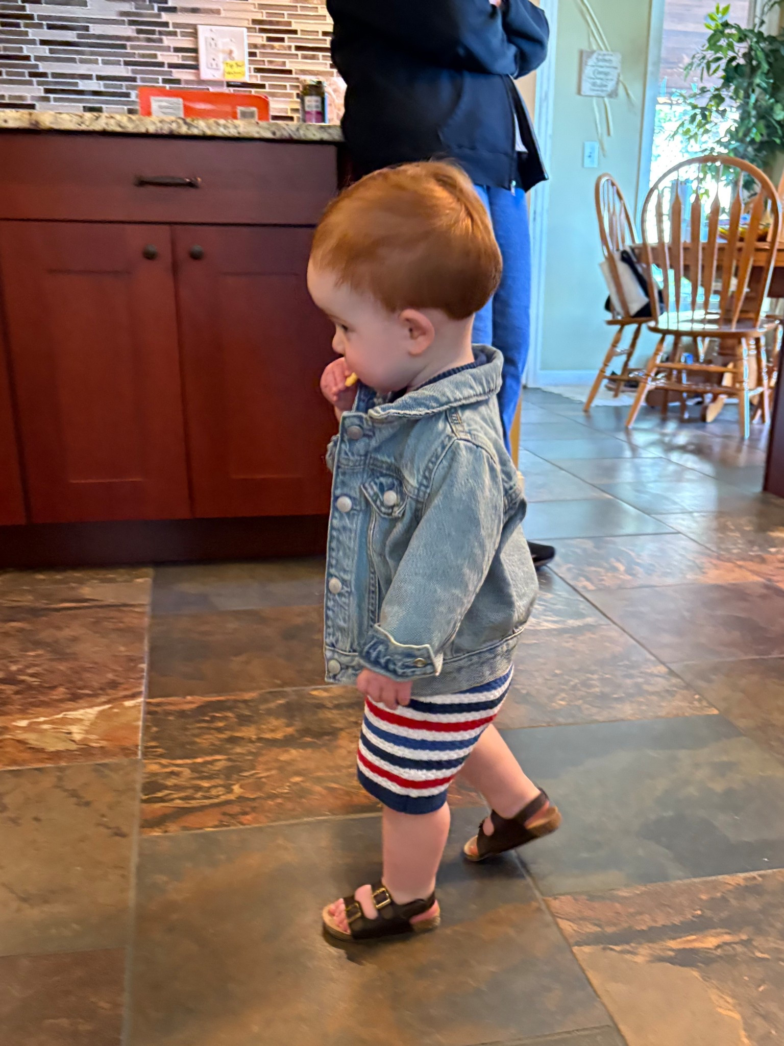 patriotic outfit for toddlers, toddler boy fourth of july outfit 
crochet one piece, toddler jean jacket, baby sandals 

#LTKSummerEdit #LTKBaby #LTKKids