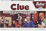 Hasbro Gaming Retro Series Clue 1986 Edition Board Game, Classic Mystery Games for Kids, Family B... | Amazon (US)