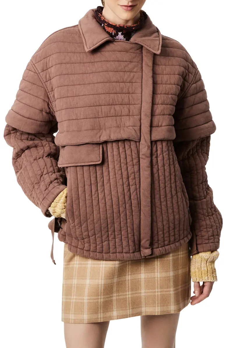 Mix Quilted Asymmetrical Jacket | Nordstrom | Nordstrom
