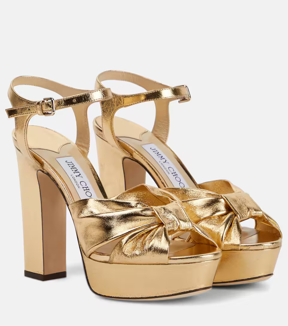 Heloise 120 leather platform sandals | Mytheresa (US/CA)