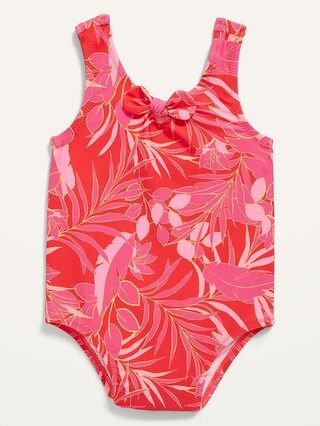 Tie-Front One-Piece Swimsuit for Baby | Old Navy (US)