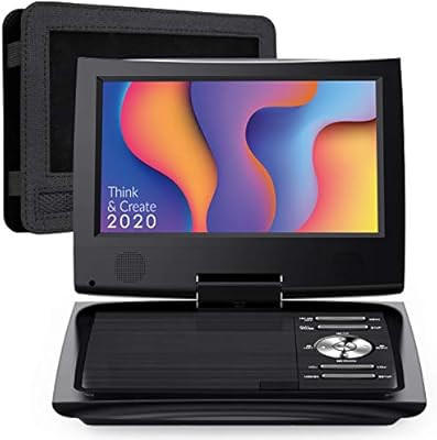 SUNPIN 11" Portable DVD Player for Car and Kids with 9.5 inch HD Swivel Screen, 5 Hour Rechargeab... | Amazon (US)