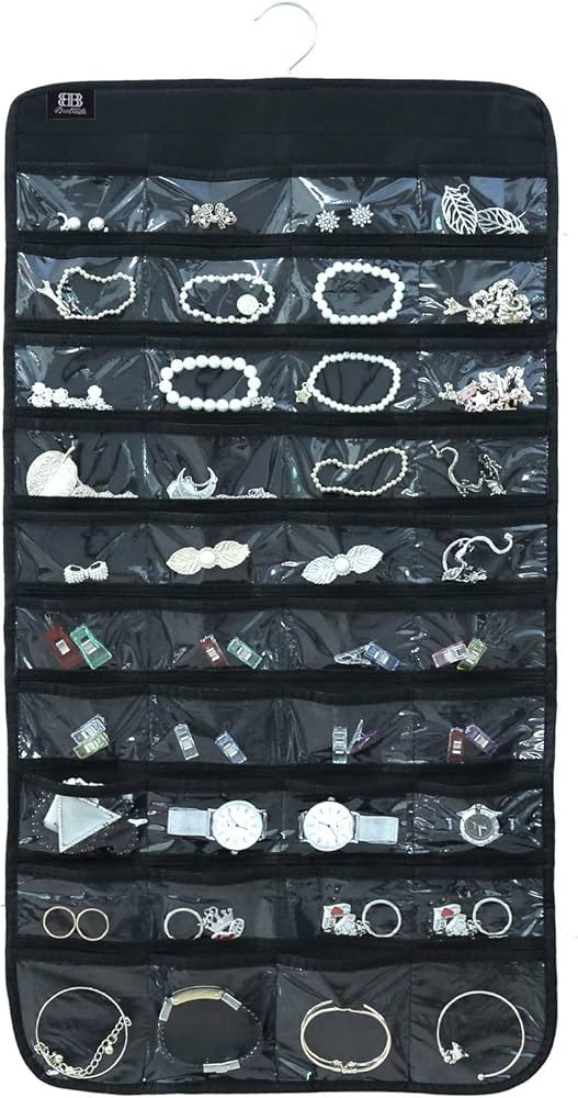 Hanging Jewelry Organizer,Accessories Organizer,80 Pocket Organizer for Holding Jewelries | Amazon (US)