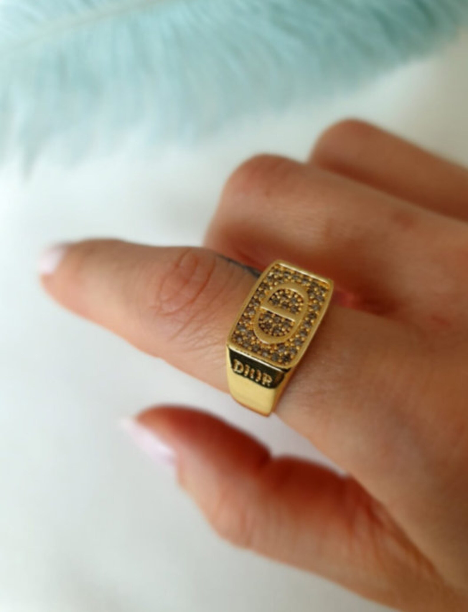 CRD Ring  Gold Plated Ring  CRD Gold Ring | Etsy | Etsy (US)