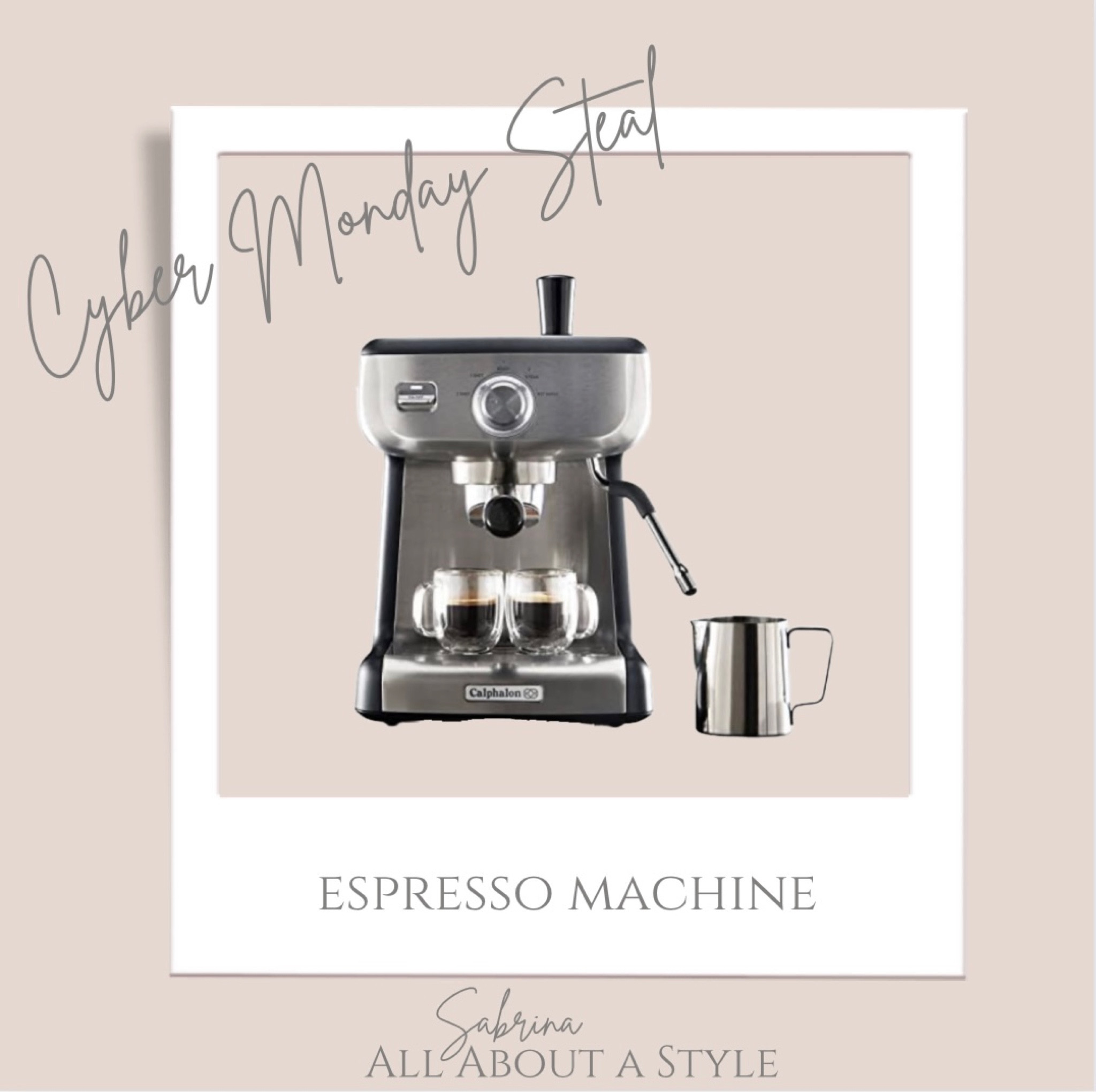 Cyber Monday Steal. Espresso maker. #amazon #amazonfinds #kitchen #kitchenappliances 

#LTKHoliday #LTKGiftGuide #LTKSeasonal