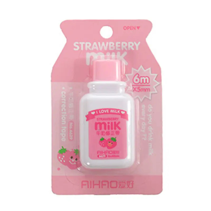 Correction Tape With Kawaii Motif Shape Cute Milk Bottles Writing Materials 6m - Office & School ... | Temu Affiliate Program