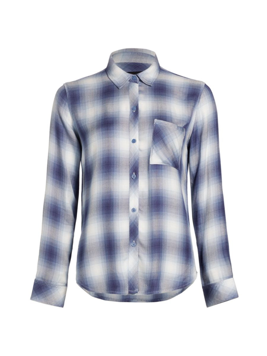 Hunter Plaid Button-Front Shirt | Saks Fifth Avenue