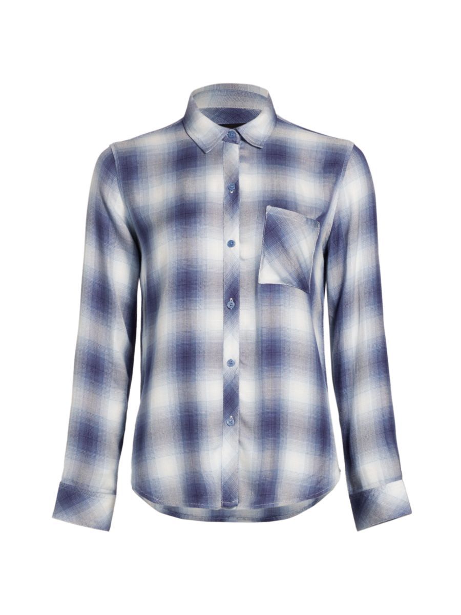 Hunter Plaid Button-Front Shirt | Saks Fifth Avenue
