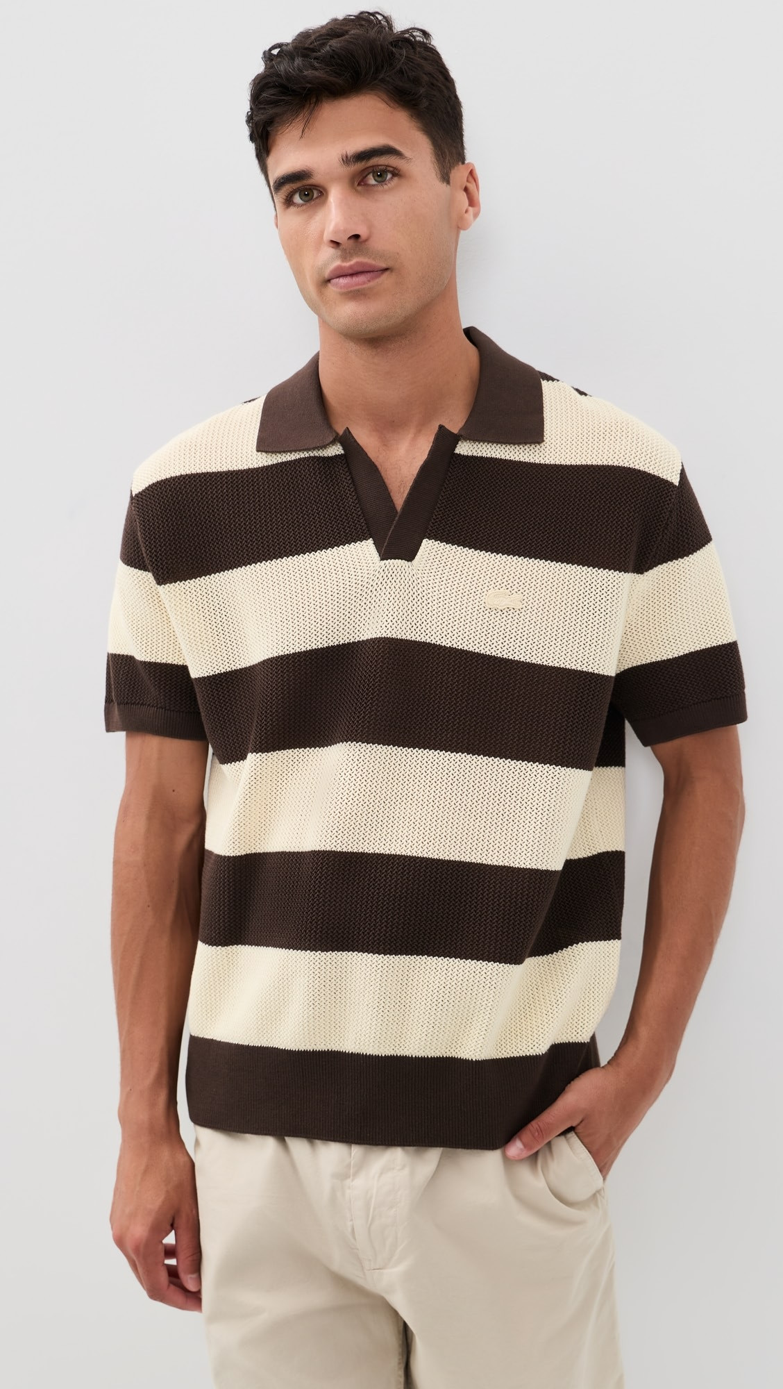 Striped Knit Polo | Shopbop