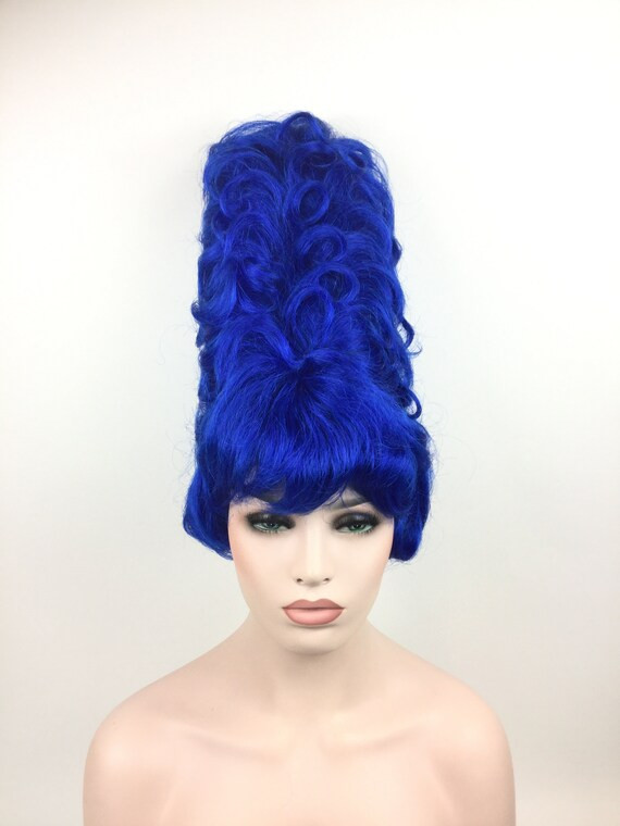 MARGE SIMPSON Character Costume Blue Beehive Wig by Funtasy - Etsy | Etsy (US)