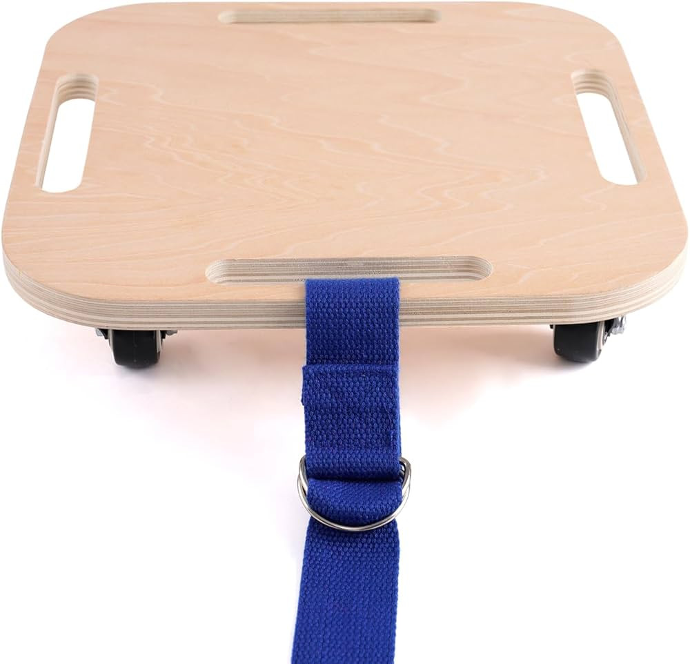 Kids Sitting Scooter Board with Universal Wheels Safety Wooden Scooter for Kids Ages 3+ Manual Sp... | Amazon (US)