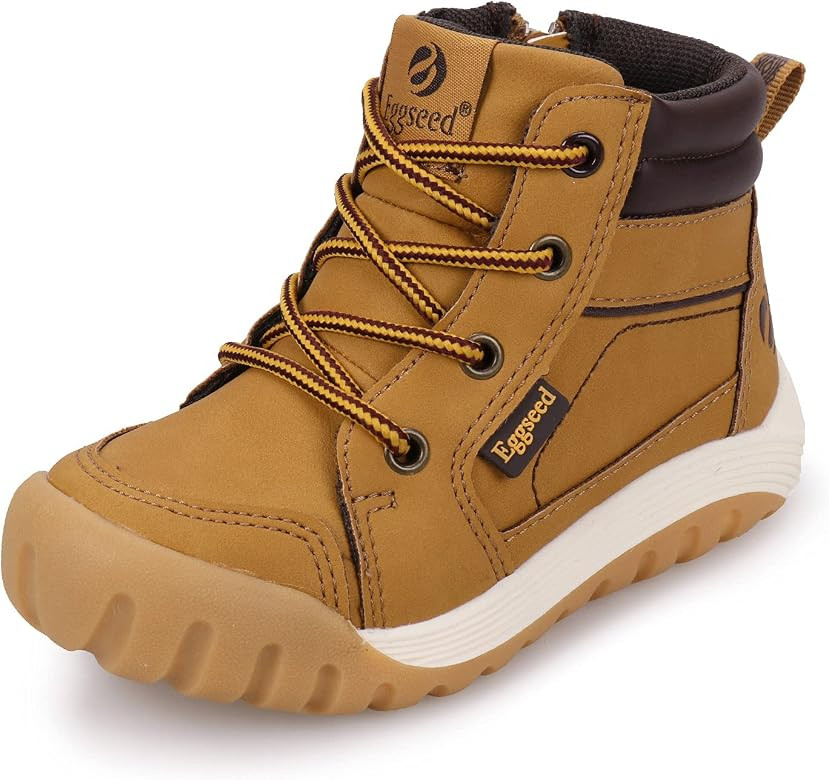 JIMMYHY Boys Shoes Hiking Boots For Toddler Little Big Kids Sneakers Waterproof Work Trail Running S | Amazon (US)