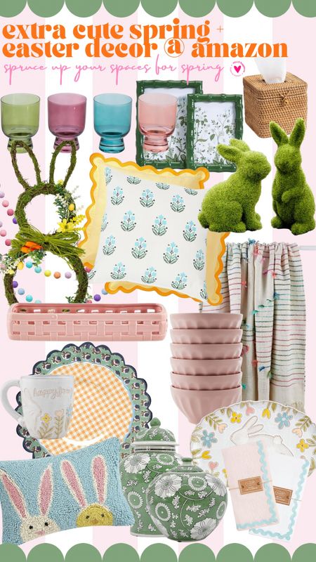 spring and Easter decor via Amazon!! 

#LTKhome #LTKfindsunder50 #LTKSeasonal