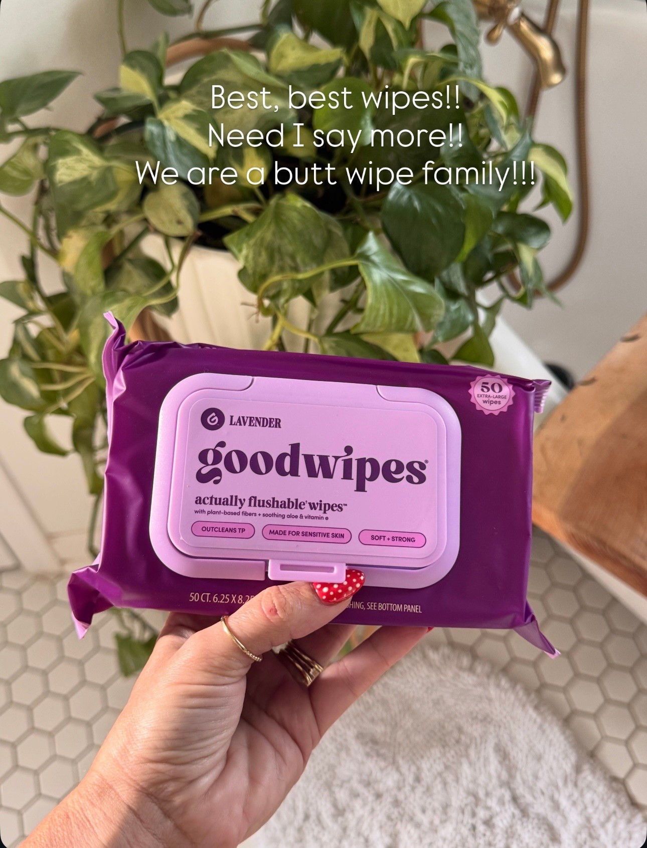 We can’t live without butt wipes!! 
These are at least the best option!! 
Can flush too!! 

#LTKselfcare #LTKHome #LTKBeauty