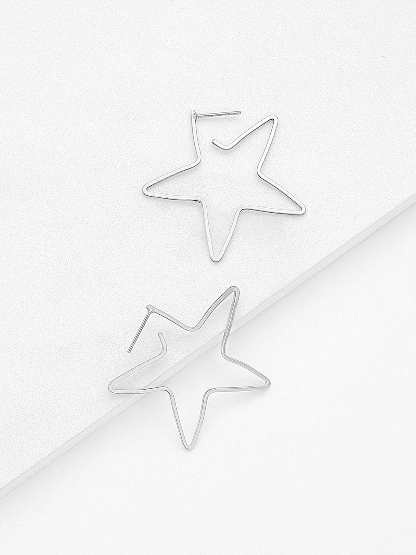 Hollow Star Design Drop Earrings | SHEIN