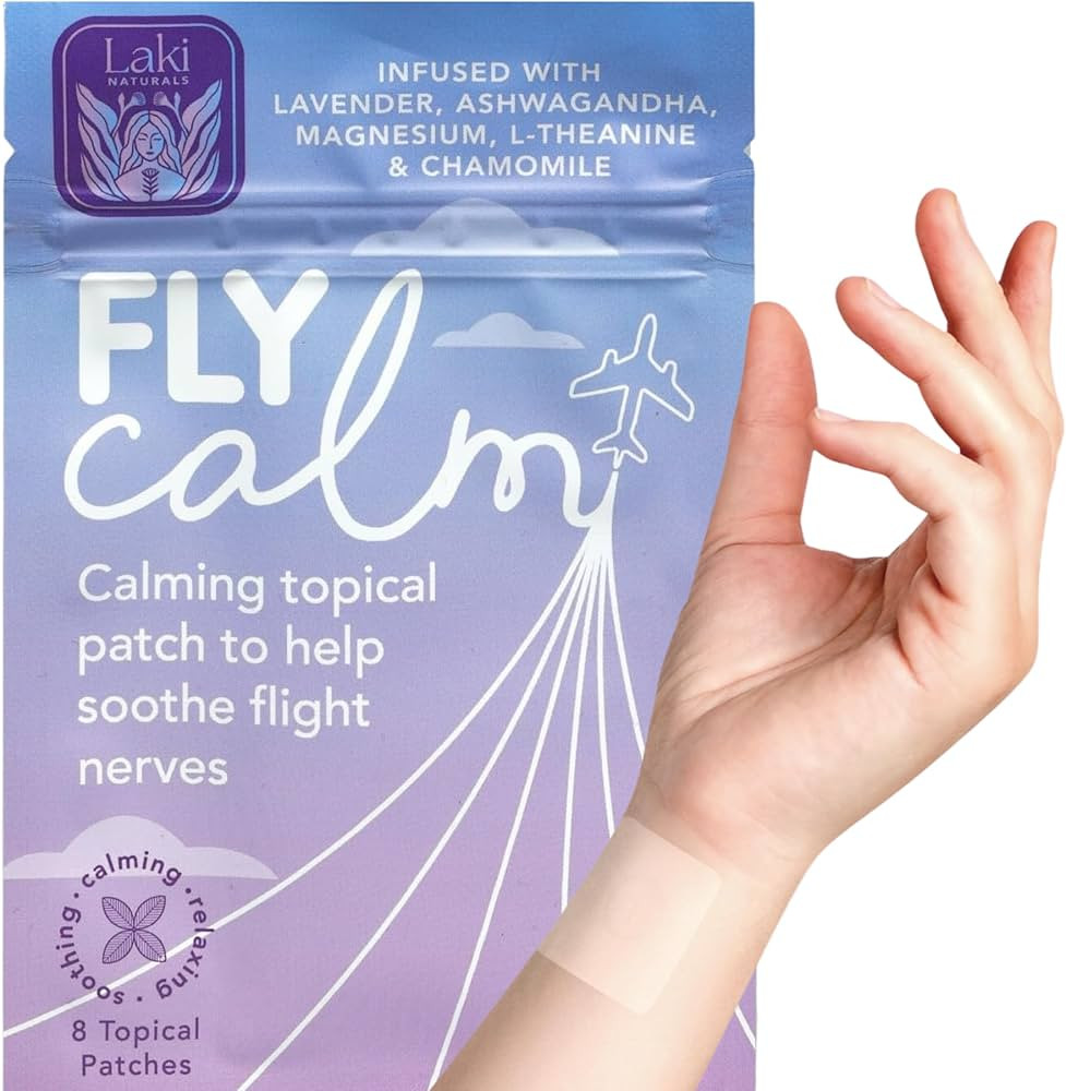 Laki Naturals Fly Calm Patch (Pack of 8) - Relax Nerves, Support Stress, Ease Your Mind for Happy... | Amazon (US)