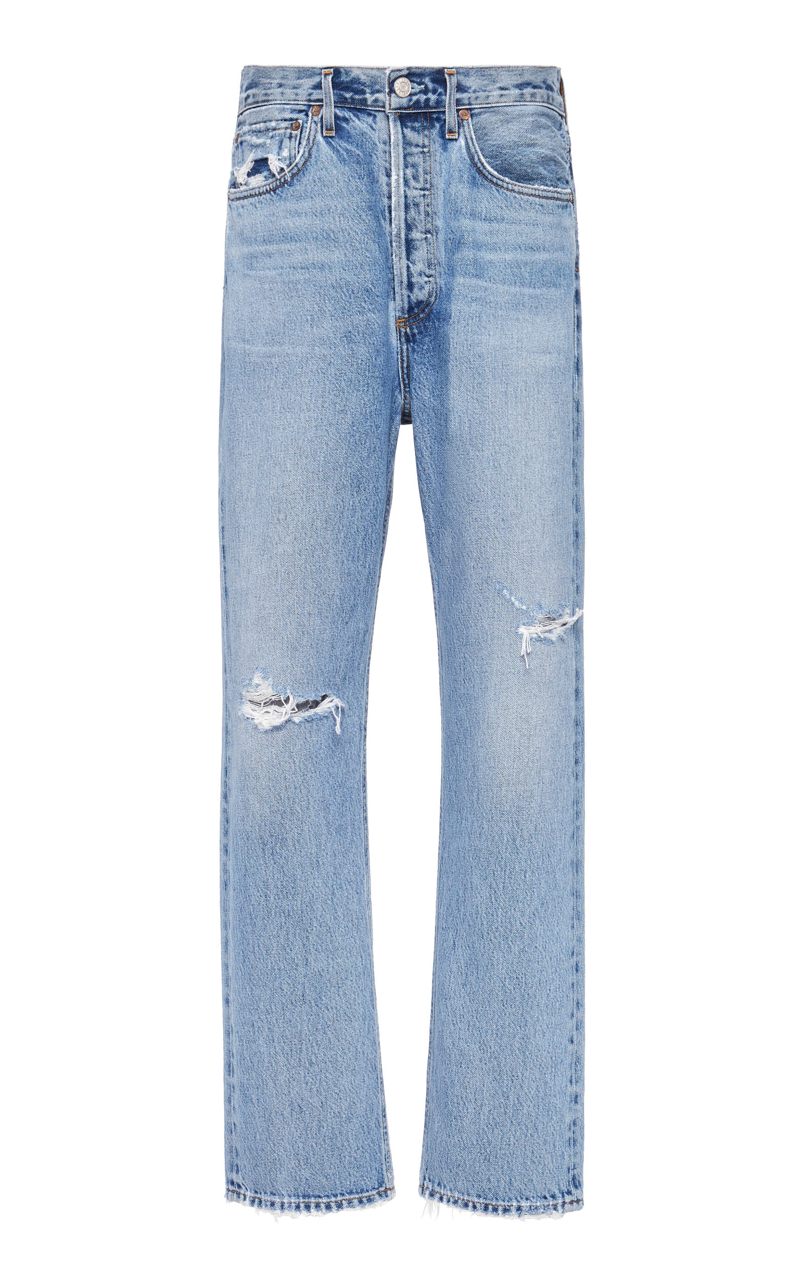 Agolde Mid-Rise Straight-Leg Jeans | Moda Operandi Global