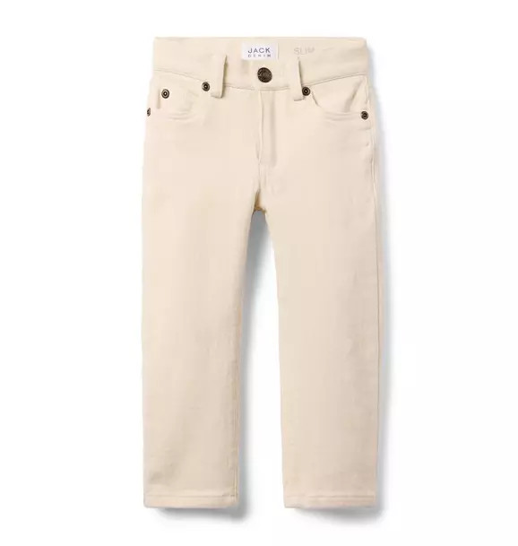 Slim Jean In Ecru Wash | Janie and Jack