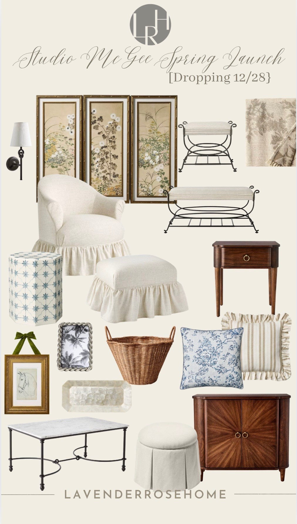 The new McGee Threshold Spring Collection drops 12/28. Here are my favorites.

Wall Art. Ottoman. Skirted Ottoman. Iron bench. Cabinet. Coffee Table. Affordable Finds. Accent Table. Throw. Basket. Equestrian Art. Throw Pillows. Ruffled Pillow. Accent Chair. Neutral Home. Classic Interiors. Tray. Target Finds. Lavender Rose Home. Classic + Collected Home. 

#LTKFindsUnder100 #LTKHome