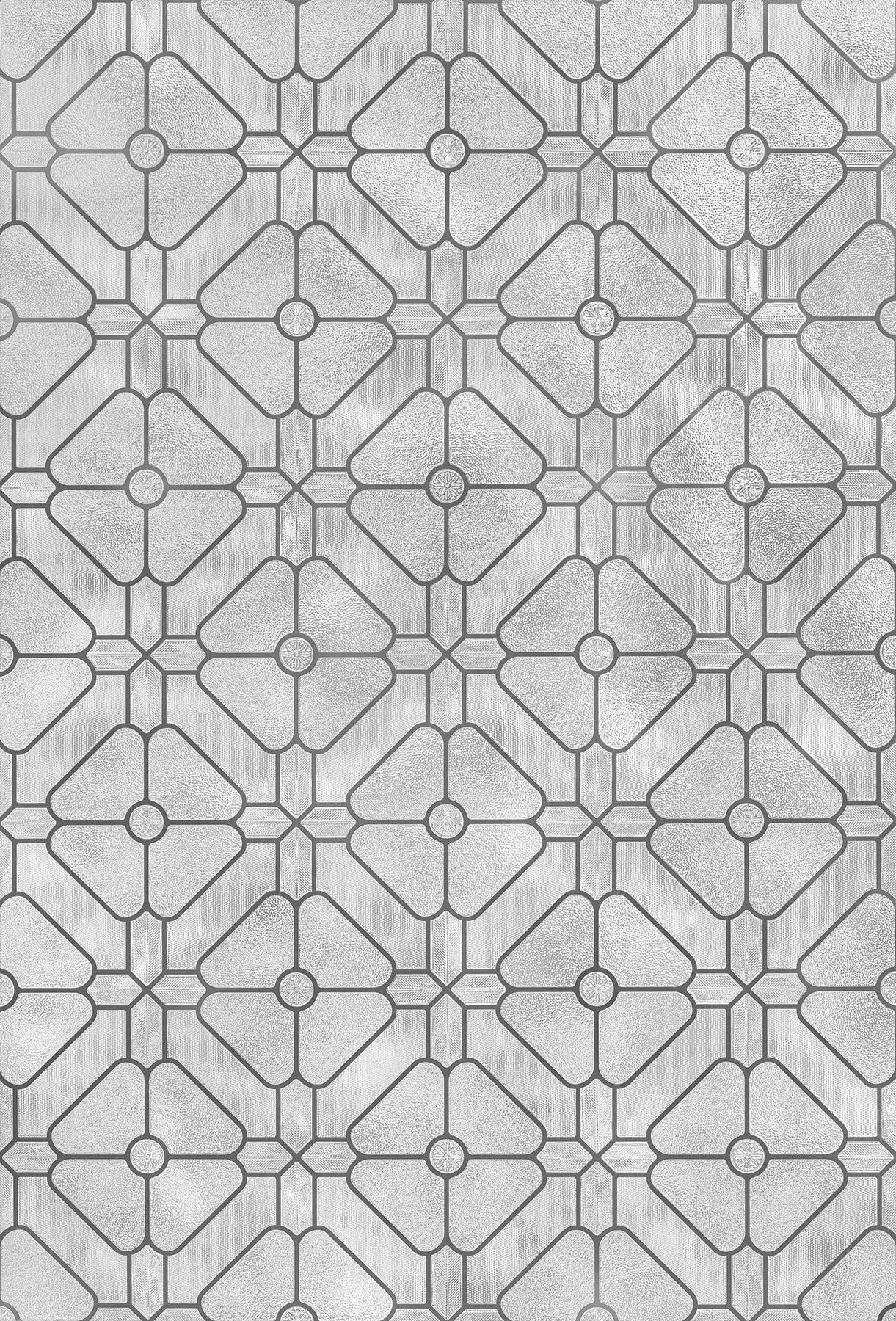 Artscape Aster | Privacy Window Film with Textured Leaded Glass Pattern | Non-Adhesive & UV Prote... | Amazon (US)